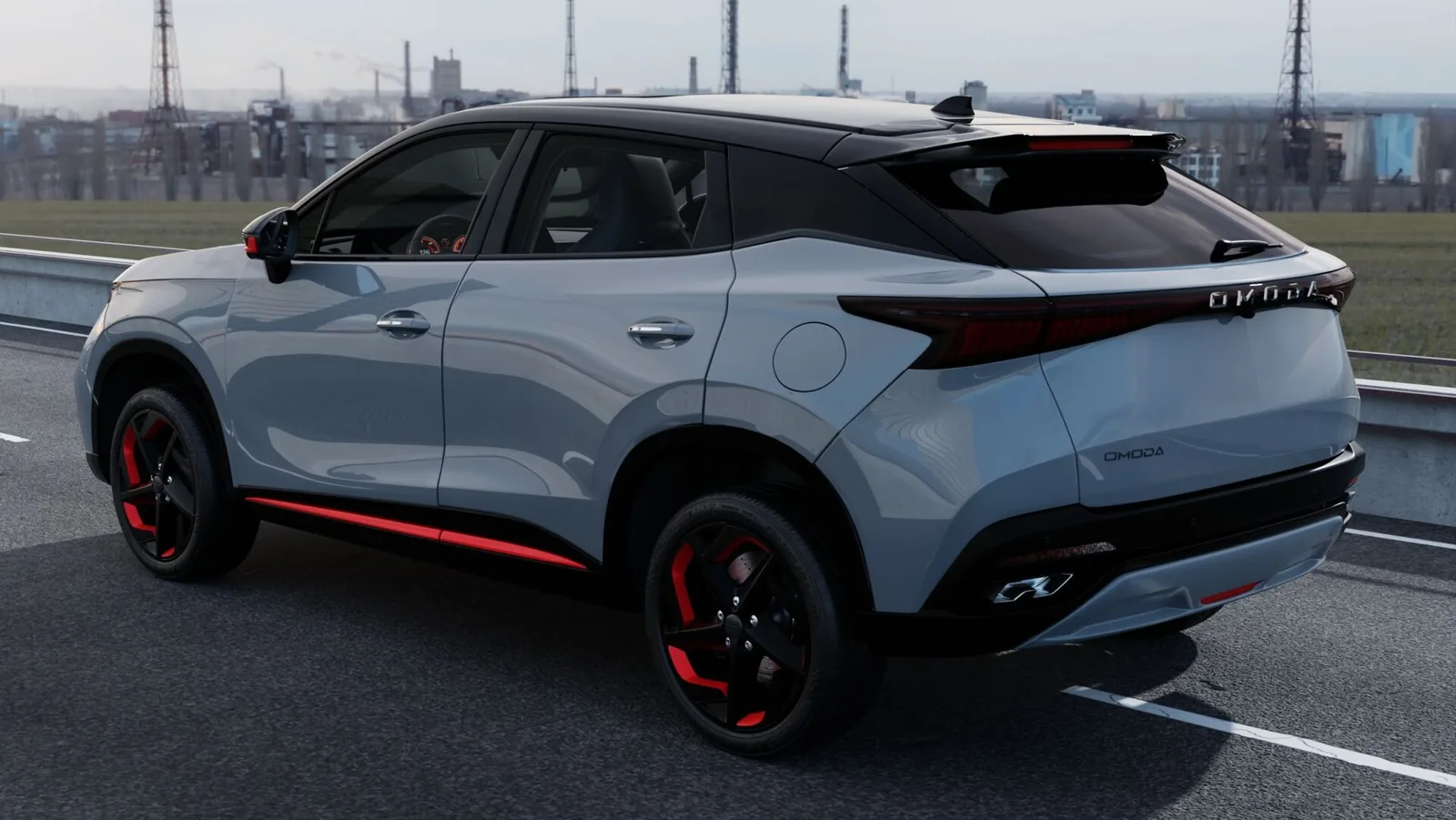 A second Omoda C5 render, three-quarter view